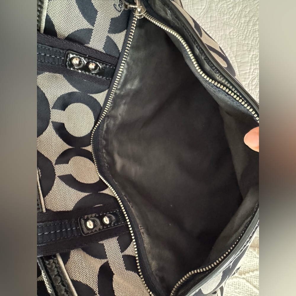 Coach Dark Blue and Gray diapers bag - Picture 8 of 16